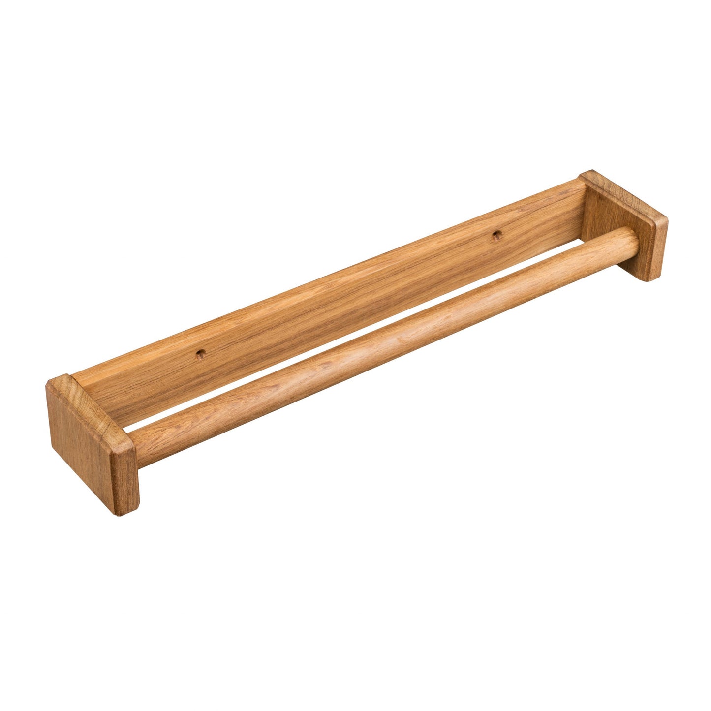 16" Traditional Solid Teak Towel Bar-0