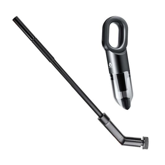Pursonic CleanMax Duo Bundle: USB Rechargeable Cordless Handheld Vacuum Cleaner + Electric Scalable Scrubber Brush-0